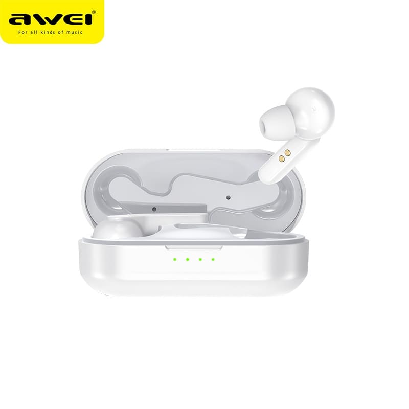 Fone de Ouvido AWEI TWS 5.0 Bluetooth Mic Earbuds Touch Super Bass