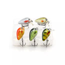 Conjunto de Iscas Artificiais Trehook - 5 Peças Leves de 1,5g para Atração Eficiente