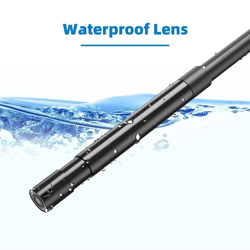 Boroscópio Industrial Câmera HD Impermeável Bateria de 2600mAh