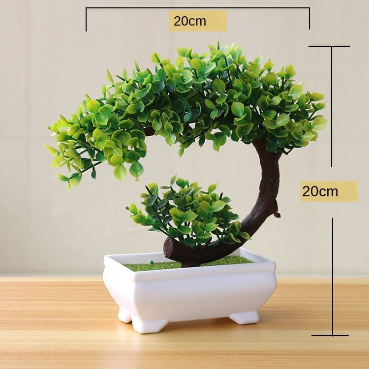 Vaso com Planta Artificial Bonsai para Decoração