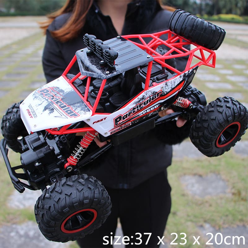 Carrinho de Controle Remoto Grande 4x4 RC Monster Truck Off-Road