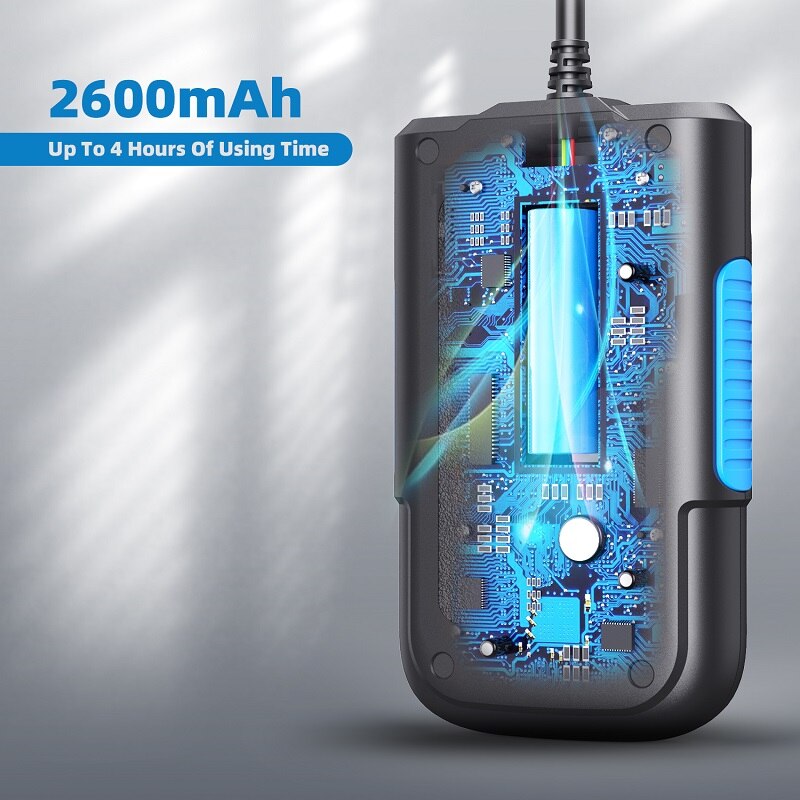 Boroscópio Industrial Câmera HD Impermeável Bateria de 2600mAh