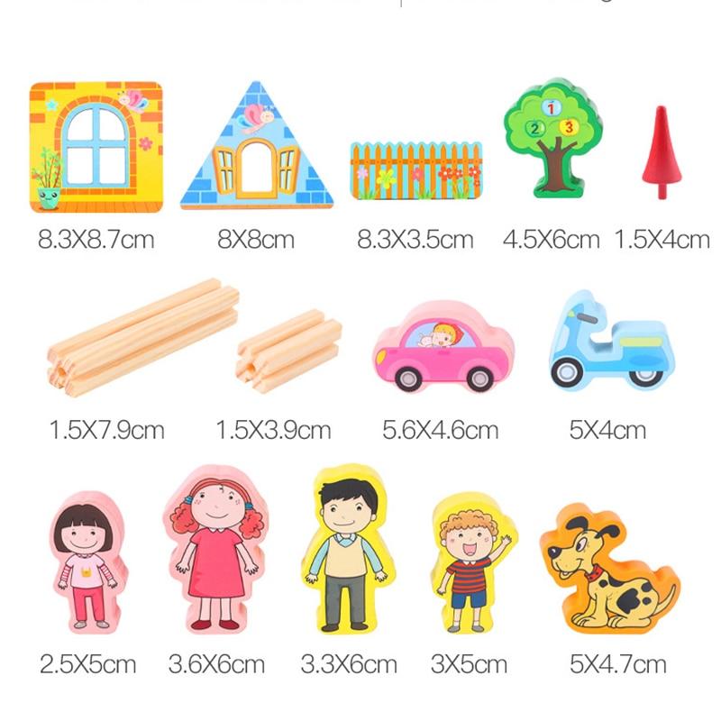 Casa de Boneca de Madeira Premium - Estímulo à Criatividade das Crianças