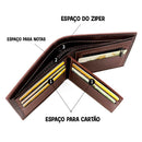 Carteira de Couro Genuíno para Homens - Estilo e Praticidade MenBense