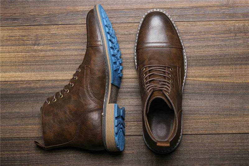 Bota de Couro Masculina Ankle Clássica