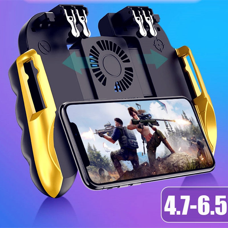 Controle Joystick com Gatilhos para Celular Gamepad