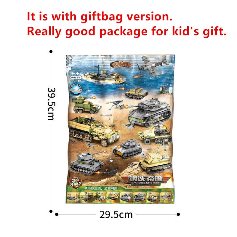 Blocos De Montar +1000 Peças Infantil Brinquedo Estilo Lego High-Tech Military