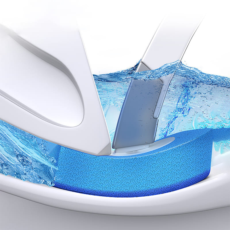 Escova de Vaso Sanitário com Esponja Refil Descartável