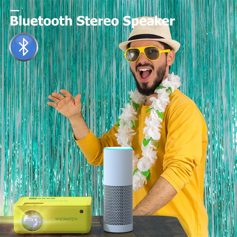 Projetor Wewatch V10 Edição Especial Full HD 1080p Wifi Bluetooth