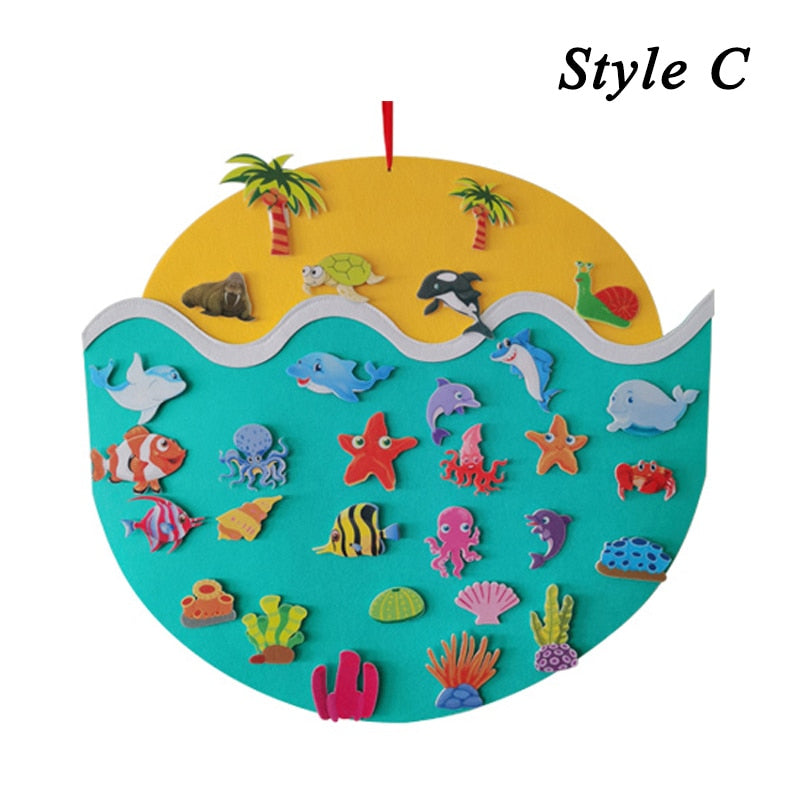 Painel de Feltro para Estímulo da Criatividade