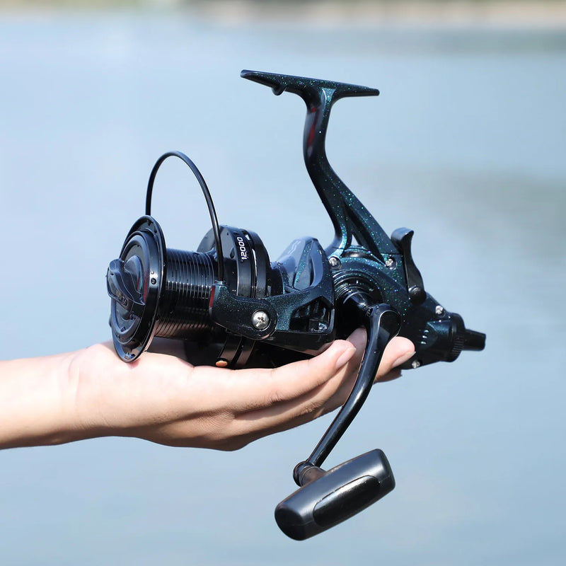 Molinete de Praia 9000 - 12000: Potência de 25kg com 13+1BB Rolamentos para Conquistar Grandes Capturas