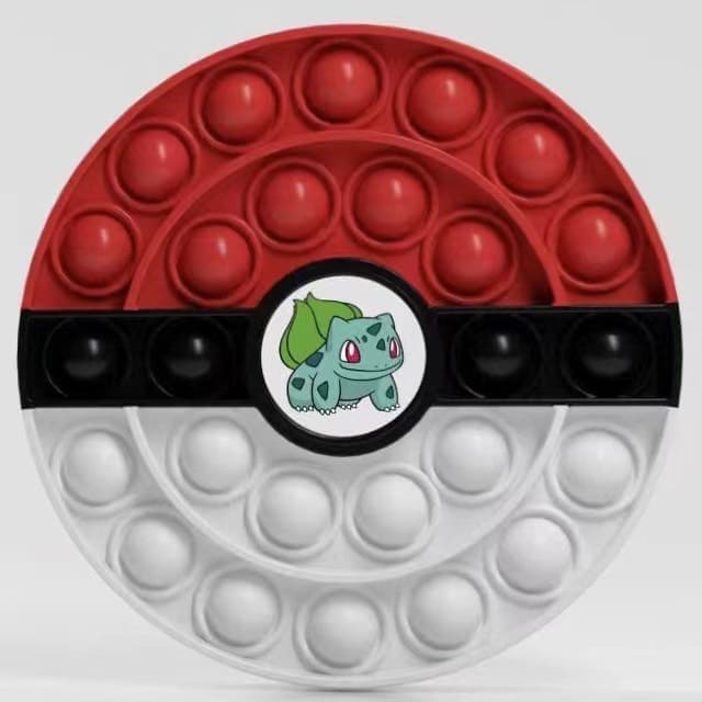 Brinquedo Pop It Pokemon Pikachu Anti Stress Fidget Toys Sensorial Colorido