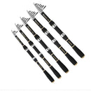 Vara Telescópica Johncoo em Fibra de Carbono: Flexibilidade e Leveza de 1.8m a 2.7m para Molinete