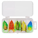 **Isca Artificial de Sapos Frogs - Conjunto com 5 Unidades de 4cm para Capturas Eficazes**