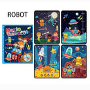 Caderno de Pintura Mágico - Estímulo à Criatividade e Diversão para Crianças