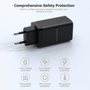 Carregador Portátil Wewatch 65W Pequeno Bivolt GaN Turbo