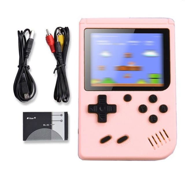 Mini Game Boy Console Portátil Handheld Ultra Fino com Jogos Clássicos