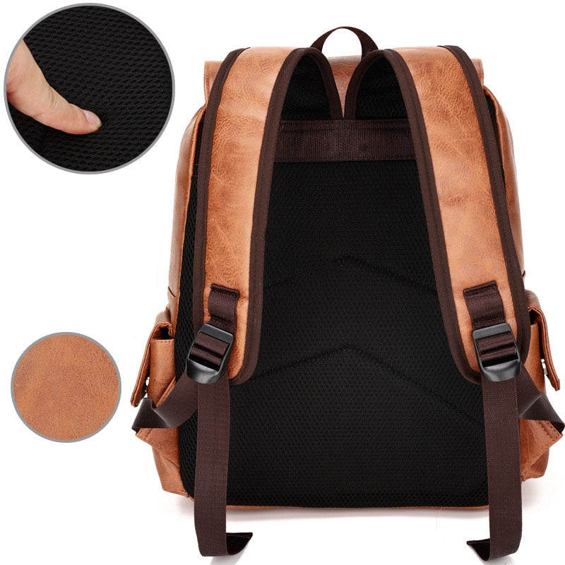 Mochila de Couro Legítimo - Praticidade e Estilo para suas Aventuras