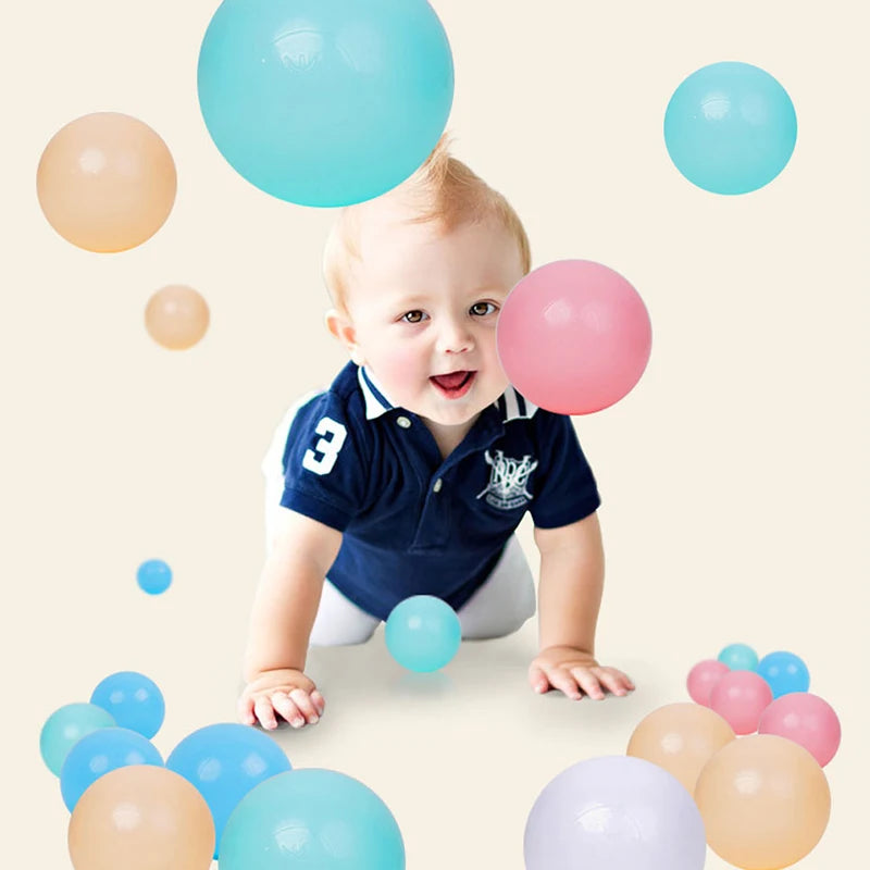 50 ou 100 pçs/lote 5.5cm bolas poços ce certificado oceano bola macia pe bola pit para piscina seca brinquedo bola para cercadinho tenda criança brinquedos