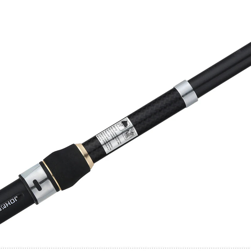 Vara Telescópica Johncoo em Fibra de Carbono: Flexibilidade e Leveza de 1.8m a 2.7m para Molinete