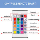 Lâmpada LED Smart com 15 Cores de Iluminação por Controle Remoto
