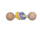 Chocalho de Madeira Colorido - Estímulo e Alegria para o Desenvolvimento do Bebê