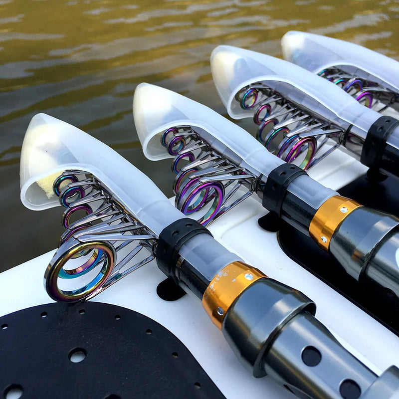 Vara Telescópica Ghotda em Fibra de Carbono: Liberdade e Conforto na Pesca de Praia de 1.8m a 3.6m