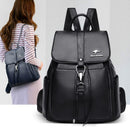 Mochila de Couro Genuíno Feminina - Estilo Aussie para Conforto e Praticidade