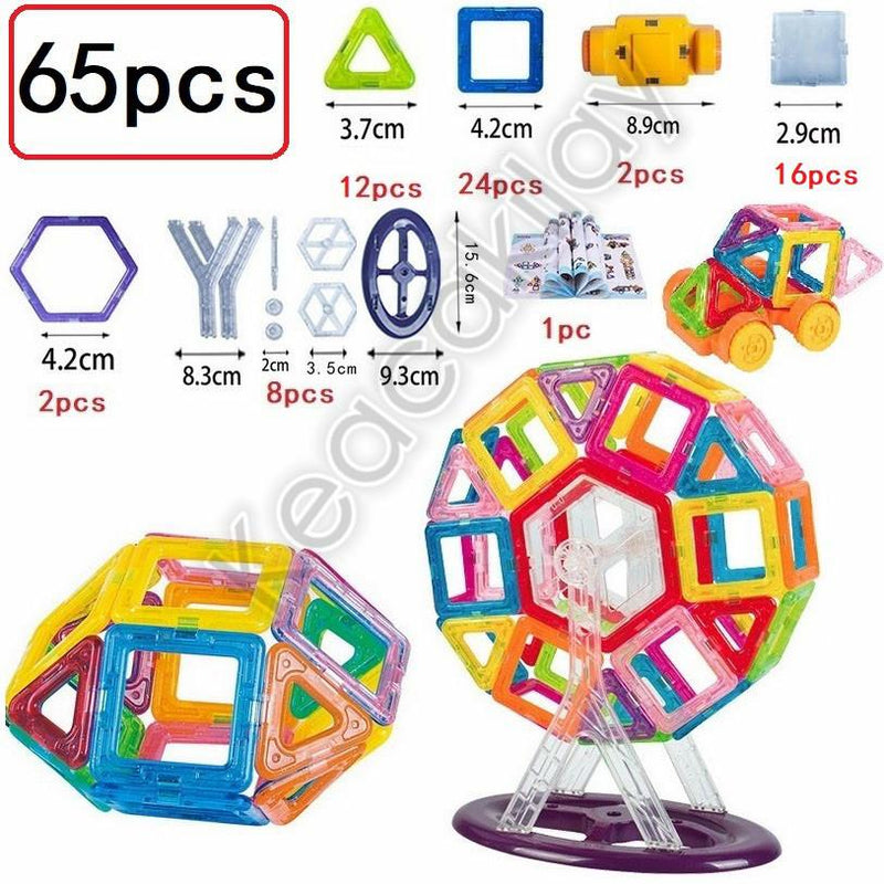 Blocos Magnéticos Criativos - Estimulando a Imaginação e o Aprendizado Infantil