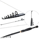 Vara de Pesca Telescópica Sougayilang: Conquiste a Liberdade de Pescar com Praticidade (1.8m-2.4m)