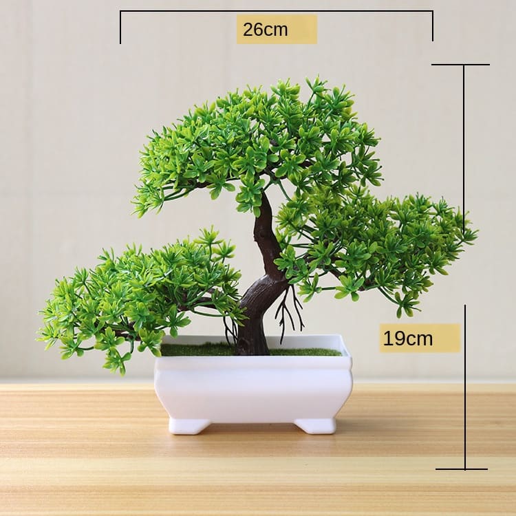 Vaso com Planta Artificial Bonsai para Decoração
