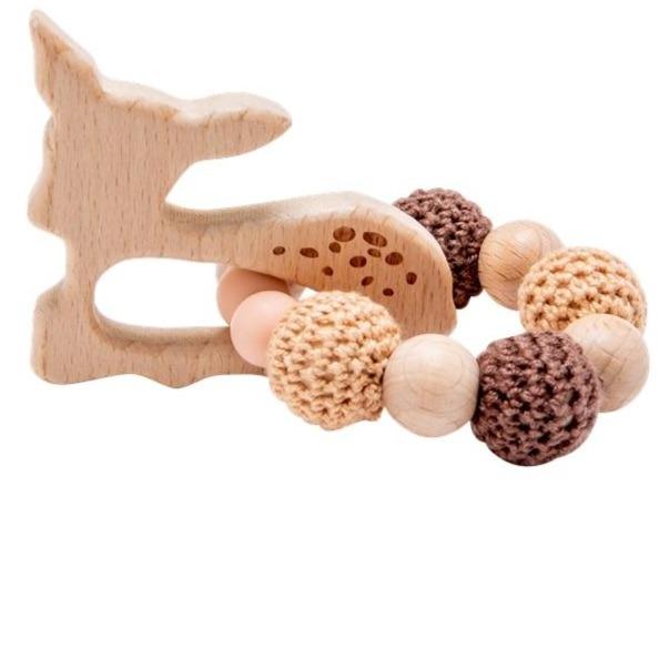 Mordedor de Madeira Crochê: Conforto e Segurança para os Pequenos