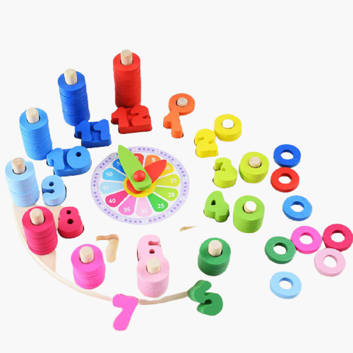 Relógio Elegante com Contas em Madeira para Estilo e Conforto Diário