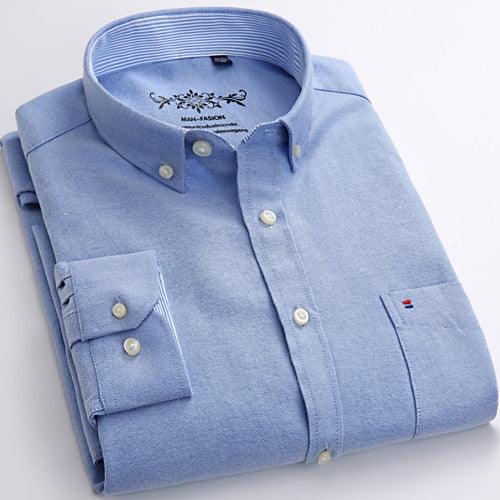 Camisa Xadrez Social Masculina Azul
