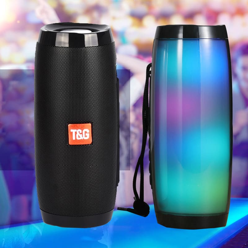 Caixa de Som Boombox Bluetooth Sem Fio Subwoofer Rádio FM T&G