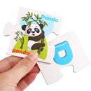 Quebra-Cabeça do Alfabeto em Inglês com 78 Peças - Aprendizado Divertido e Interativo