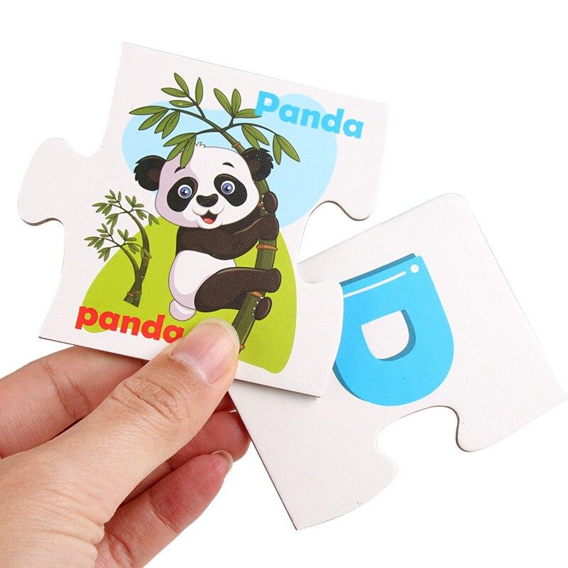 Quebra-Cabeça do Alfabeto em Inglês com 78 Peças - Aprendizado Divertido e Interativo