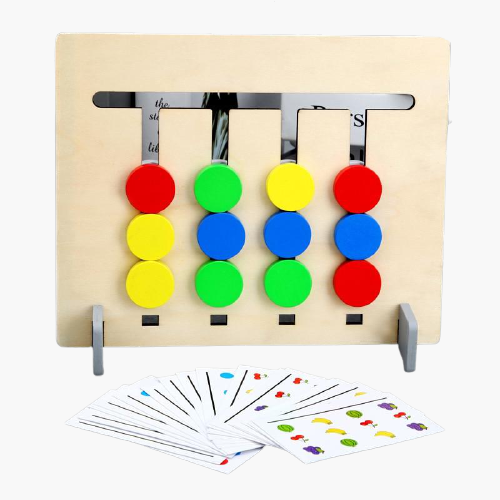 Jogo de Sequência para Aprender Cores e Frutas com Diversão