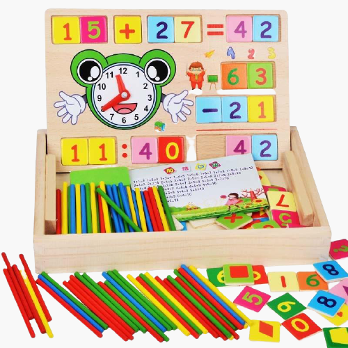 Caixa de Matemática Versátil - Brinquedo Educativo para Aprimorar o Aprendizado Infantil