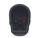 Molde de Silicone para Gelo Kit de Formas Caveira 3D White Skull