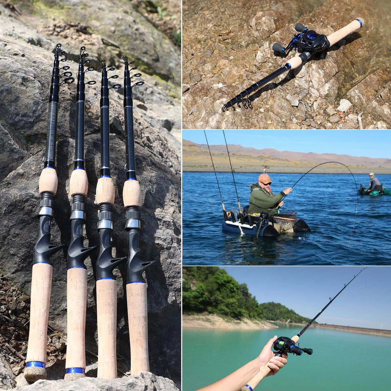 Vara De Pesca Telescópica Sougayilang: Leveza e Conforto em Cada Aventura