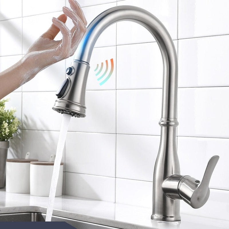 Torneira Inteligente para Cozinha com Abertura por Toque