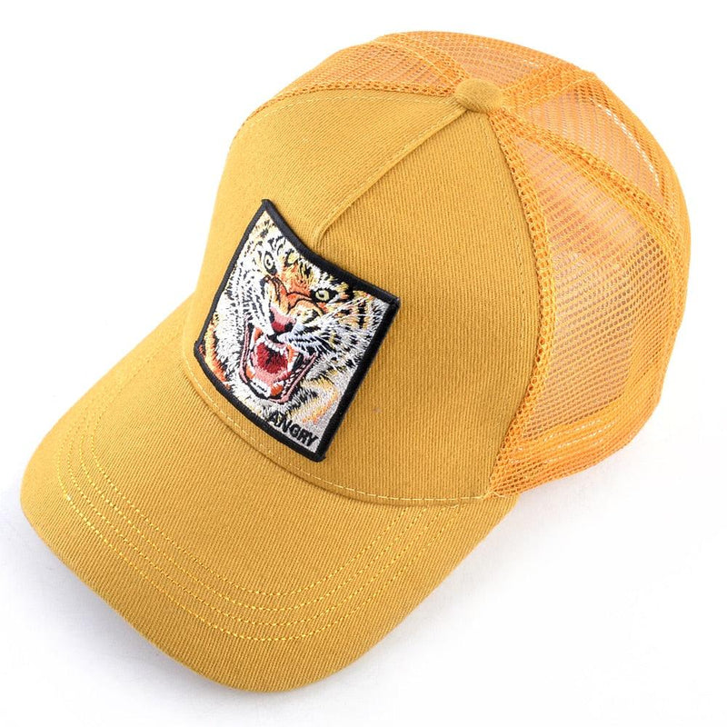 Boné Trucker Tiger Amarelo