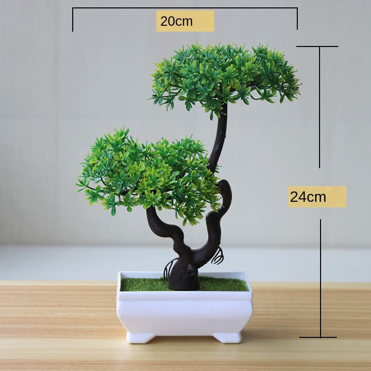 Vaso com Planta Artificial Bonsai para Decoração