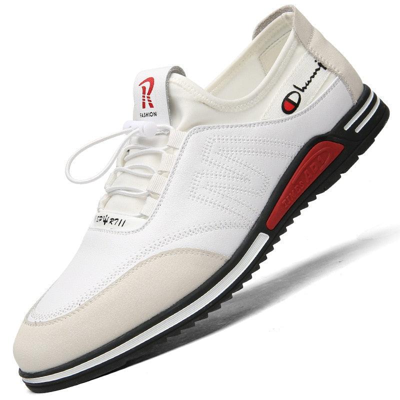 Sapatênis Masculino em Couro Genuíno - Conforto e Estilo para o Seu Dia a Dia