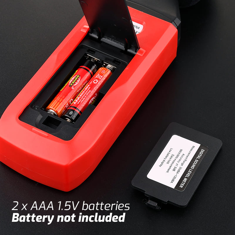 Decibelímetro Digital Medidor Monitor de Som Ruído 30-130dB Tasi TA8151