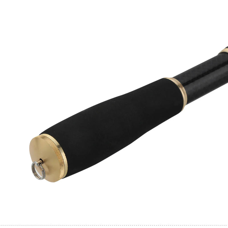 Vara Telescópica Johncoo em Fibra de Carbono: Flexibilidade e Leveza de 1.8m a 2.7m para Molinete