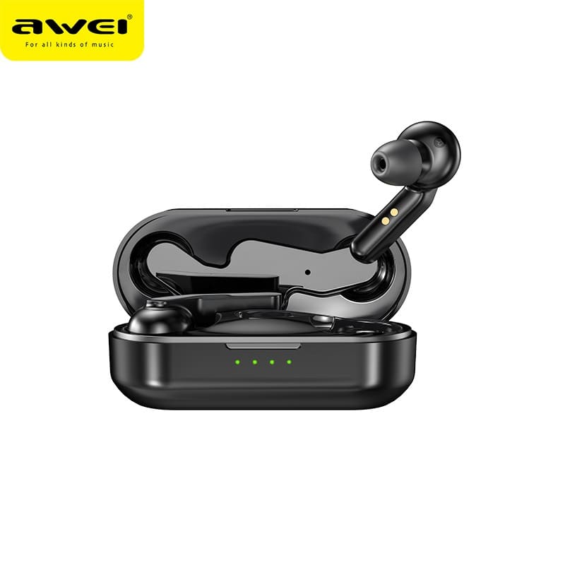 Fone de Ouvido AWEI TWS 5.0 Bluetooth Mic Earbuds Touch Super Bass
