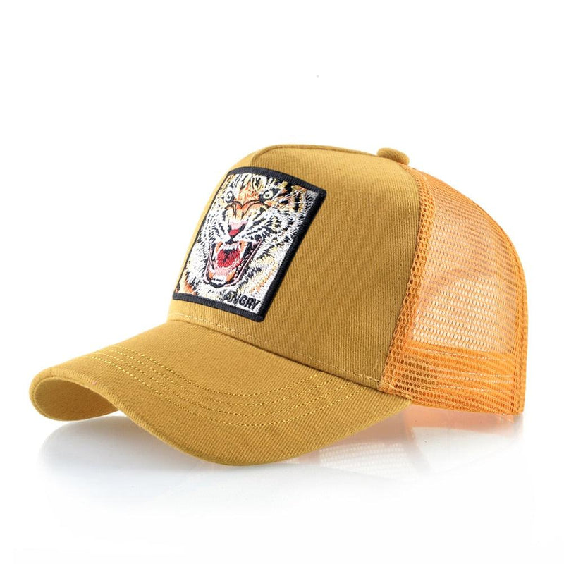 Boné Trucker Tiger Amarelo