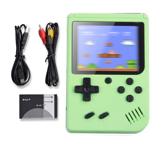 Mini Game Boy Console Portátil Handheld Ultra Fino com Jogos Clássicos